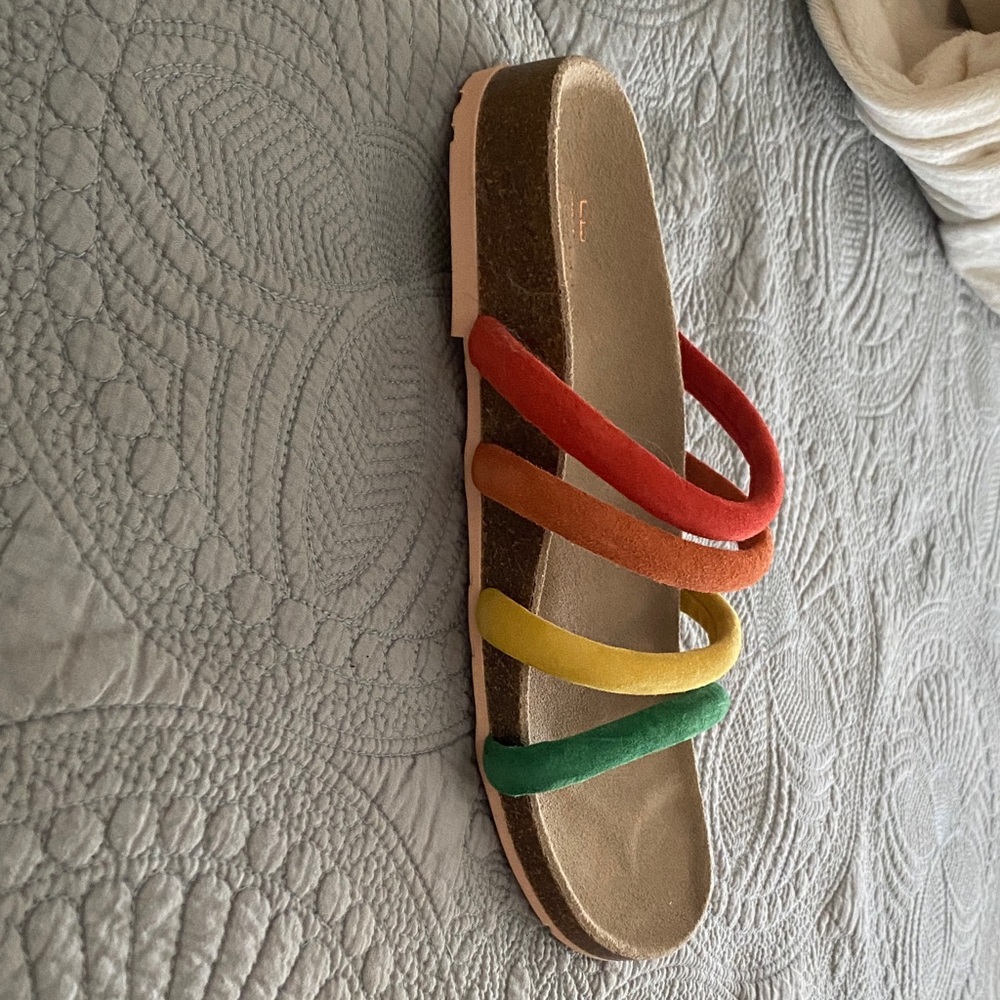 Charlotte Stone Multicolor Strappy Sandals - Picture 5 of 7